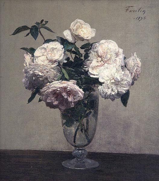 Henri Fantin-Latour Vase des roses